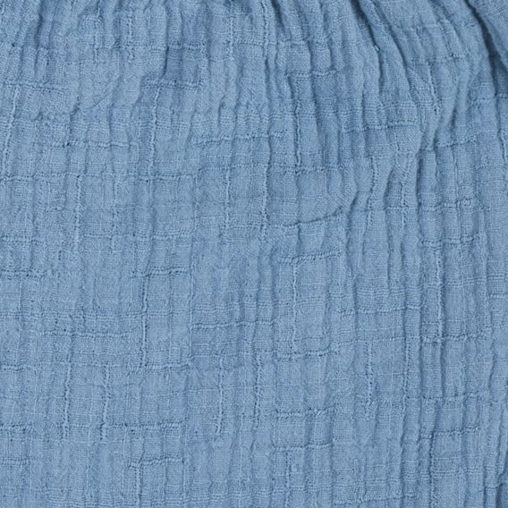 Makoma Mušelínový overal bez ťapek Bamboo MODRÁ