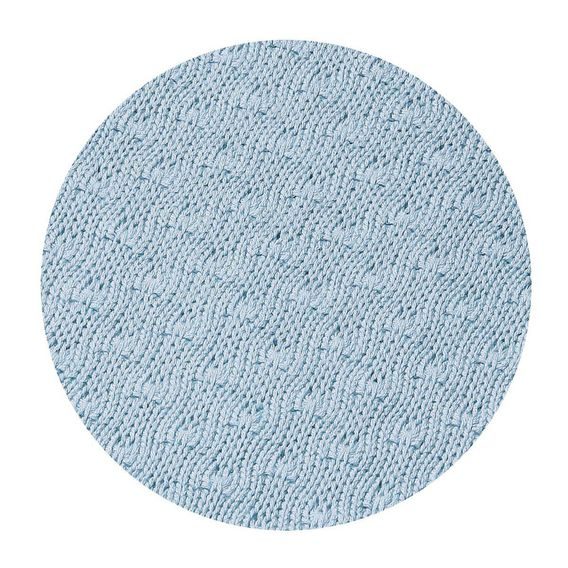 BabyOno Pletená dětská deka bambusová MODRÁ