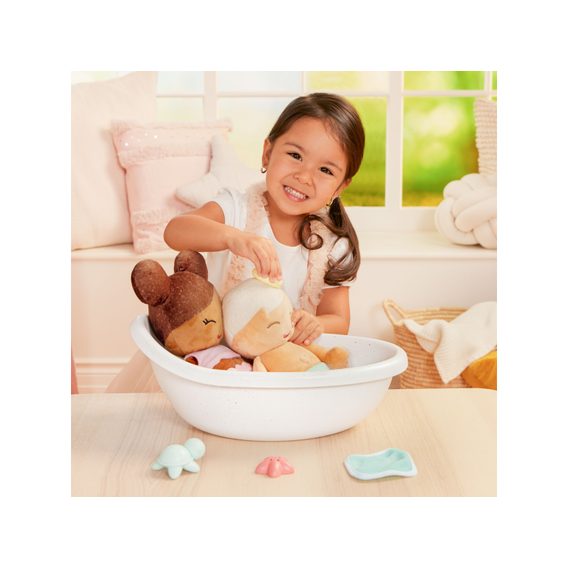 B-Toys Panenka plyšová do vany Lulla Baby Light Brown Hair