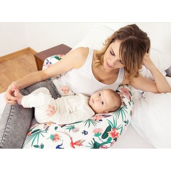 BabyMatex Kojící polštář Moon mušelín (č.17) HNĚDÁ