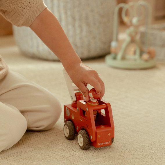 Little Dutch Hasičské auto dřevěné