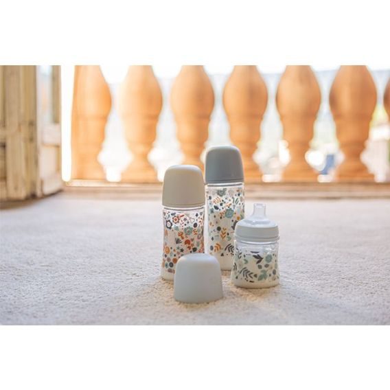 Suavinex Wonderland kojenecká láhev 150ml LIBERTY MODRÁ