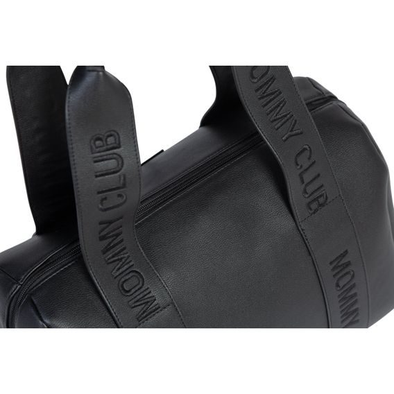 Childhome Přebalovací taška Mommy Club Signature Vegan Leather Black