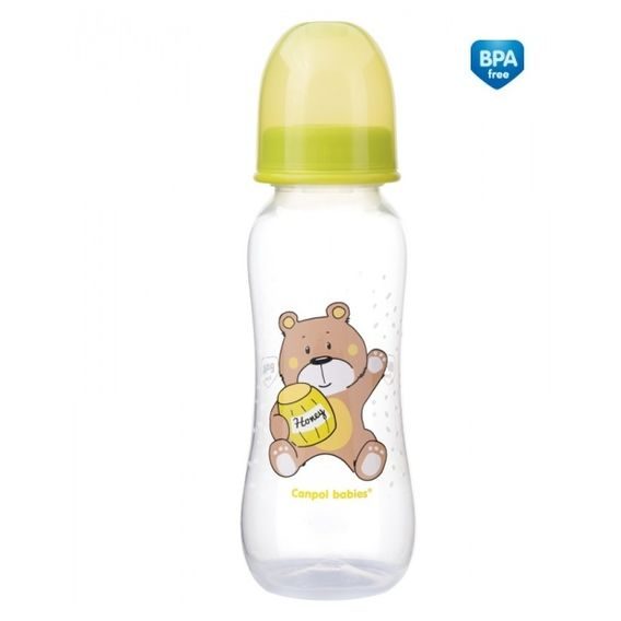 Canpol babies Láhev s potiskem MY DREAM 250ml - ZELENÁ