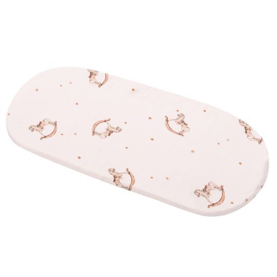 Samiboo Bambusové prostěradlo do kočárku/koše Rocking Horses