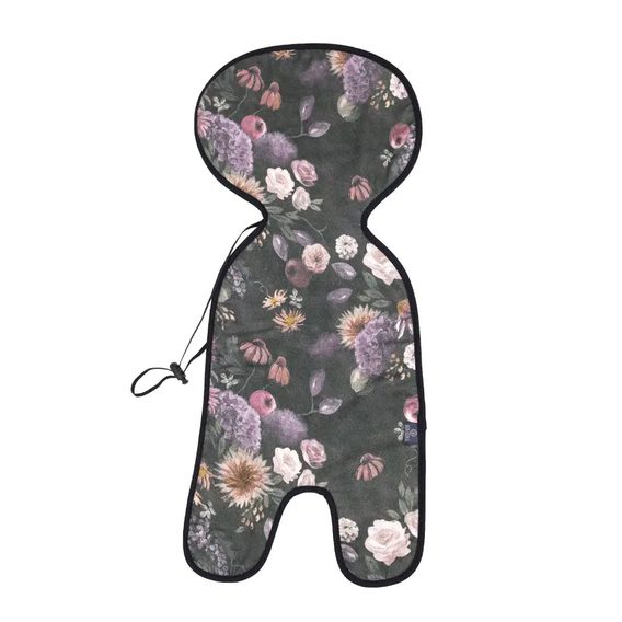 Makaszka Bambusová prodyšná podložka do autosedačky 0-18kg MYSTERY OF FLOWERS