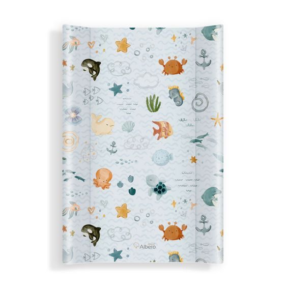 Albero Mio Přebalovací podložka s pevnou deskou 70x47 (CP7) CRAB and FRIENDS