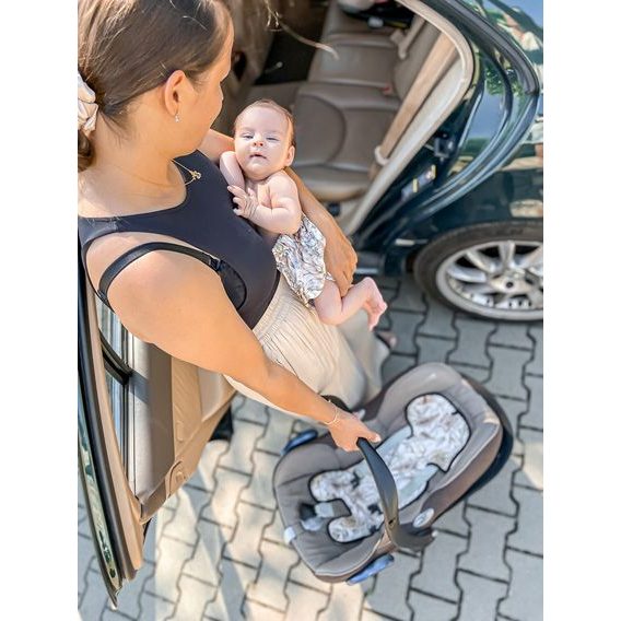 Makaszka Bambusová prodyšná podložka do autosedačky 0-18kg SAVANNA