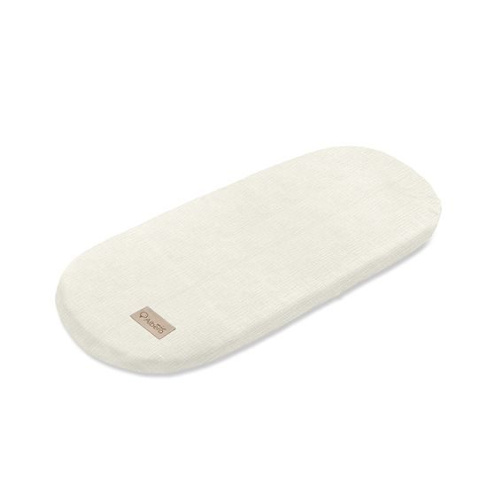 Albero Mio Mušelínové prostěradlo do kočárku 2ks Vanilková / Béžová