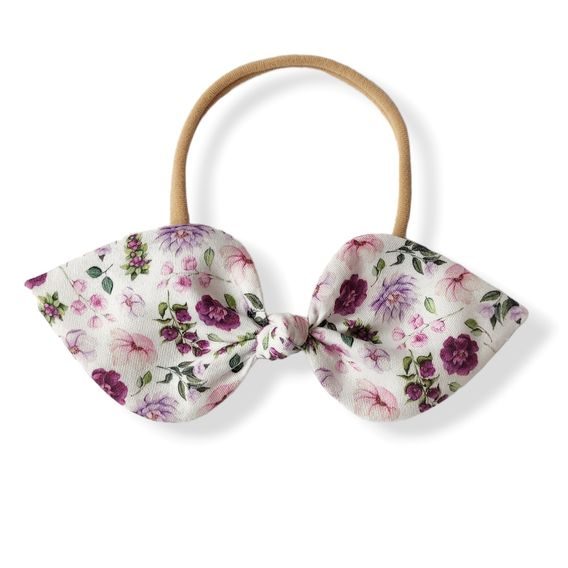 Aliro Čelenka Zoe vzorovaná FIALOVO-RŮŽOVÉ KVĚTY