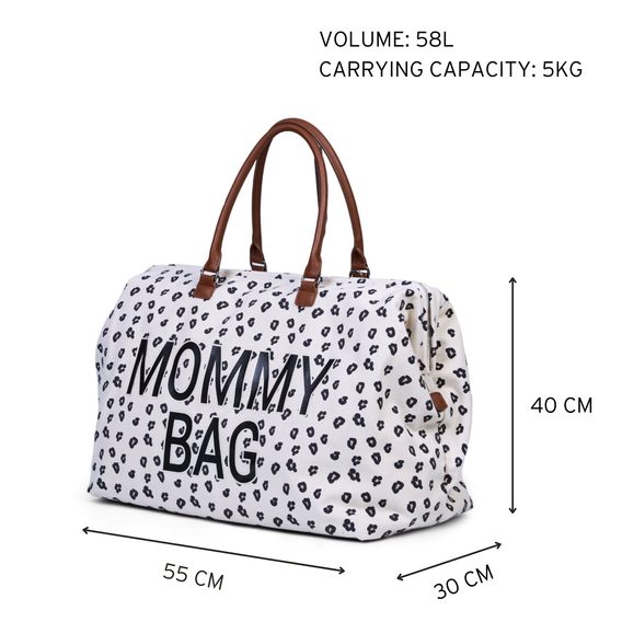 Childhome Přebalovací taška Mommy Bag Canvas Leopard