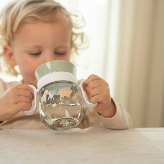 Little Dutch Hrneček s oušky 360° 200ml Farma (6m+)