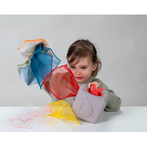 Taf Toys Box s šátky Bunny