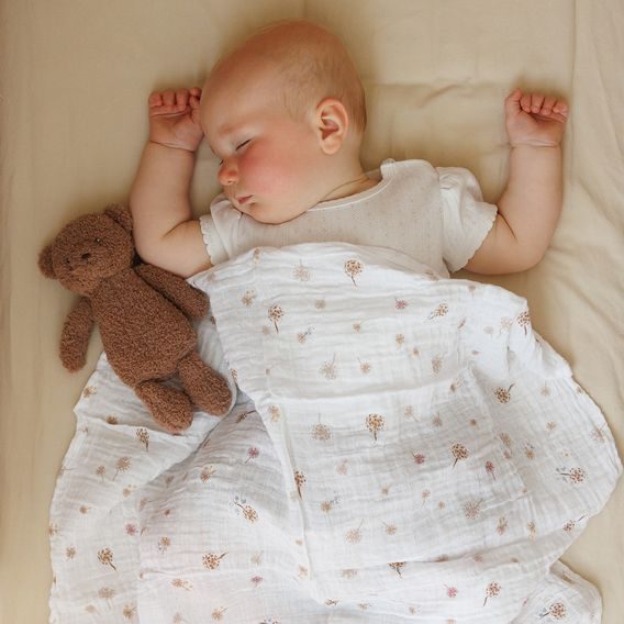 BabyOno Bavlněné pleny 3ks BÉŽOVÁ Teddy