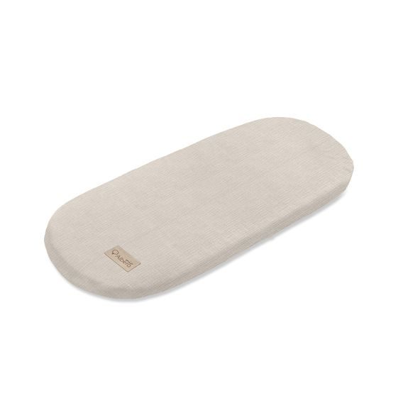 Albero Mio Mušelínové prostěradlo do kočárku 2ks Vanilková / Béžová