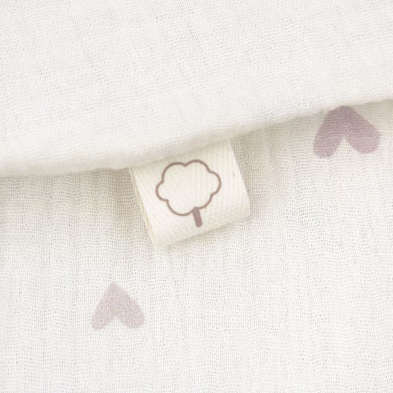 Albero Mio Mušelínová zavinovačka (CMP1) Mini Hearts