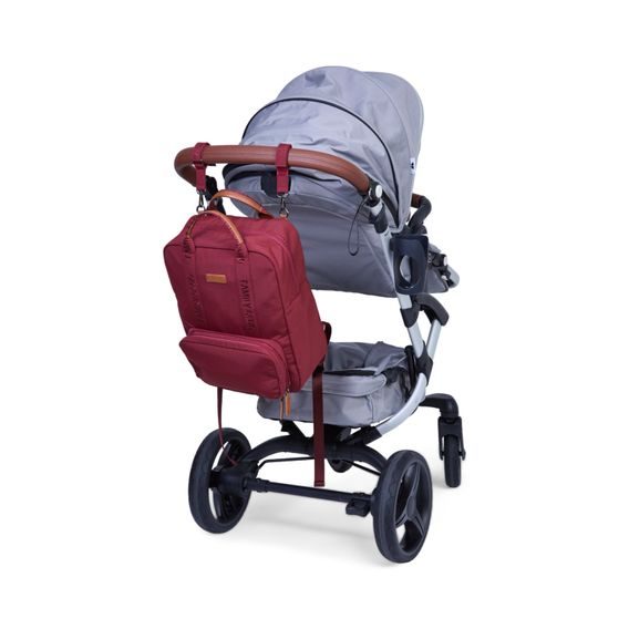 Childhome Přebalovací batoh Family Club Signature Urban Burgundy