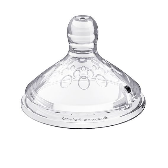 BabyOno Silikonová savička NATURAL NURSING 2ks - KAŠE 6m+