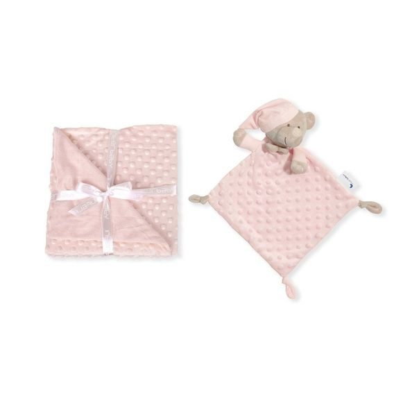 Interbaby Deka Kuličky + Přítulka Medvídek - RŮŽOVÁ
