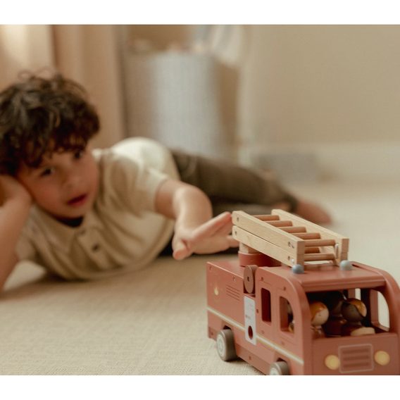 Little Dutch Hasičský náklaďák dřevěný