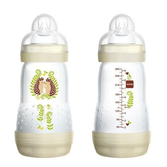 MAM Láhev samosterilizační Anti-Colic 260ml, 2m+ - BÍLÁ