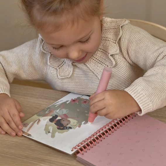 Little Dutch Kniha kouzlení s vodou Rosa Fairy Garden