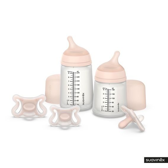 Suavinex Zero Zero sada láhev 180ml + dudlík -2/ 2m