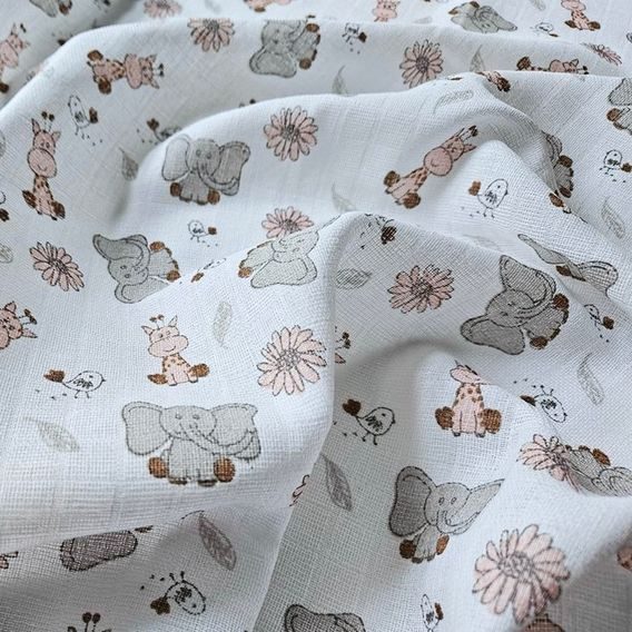 PREM Tetra osuška s potiskem 90x100cm ZOO RŮŽOVÉ