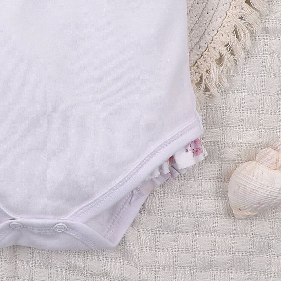 NINI Body krátký rukáv Ocean Girl BÍLÉ