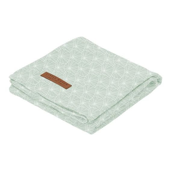 Little Dutch Osuška swaddle (120x120) - LILY LEAVES MINT