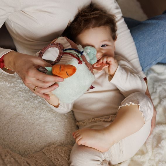 BabyOno Senzorická kostka Králíček KARO