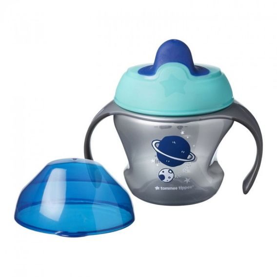 Tommee Tippee Netekoucí hrnek First Cup 150ml, 4m+ ŠEDÝ