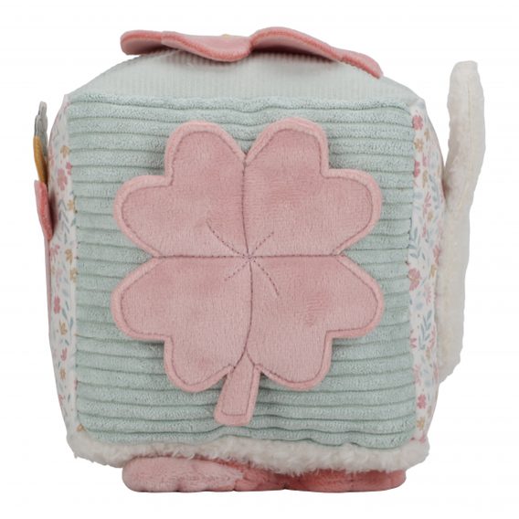 Little Dutch Plyšová kostka s aktivitami králíček Miffy Lucky Blossom