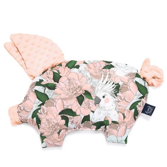 La Millou Dětský polštářek Sleepy Pig - LADY PEONY & POWDER PINK