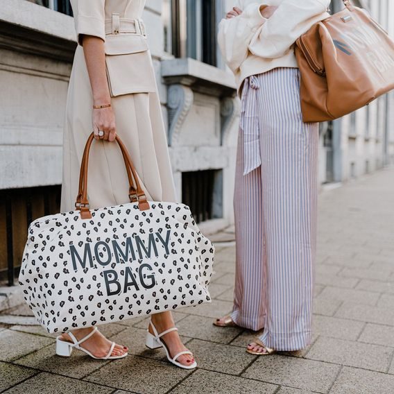 Childhome Přebalovací taška Mommy Bag Canvas Leopard