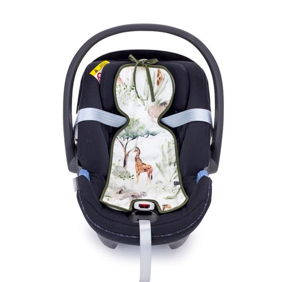 Makaszka Bambusová prodyšná podložka do autosedačky 0-18kg SAVANNA
