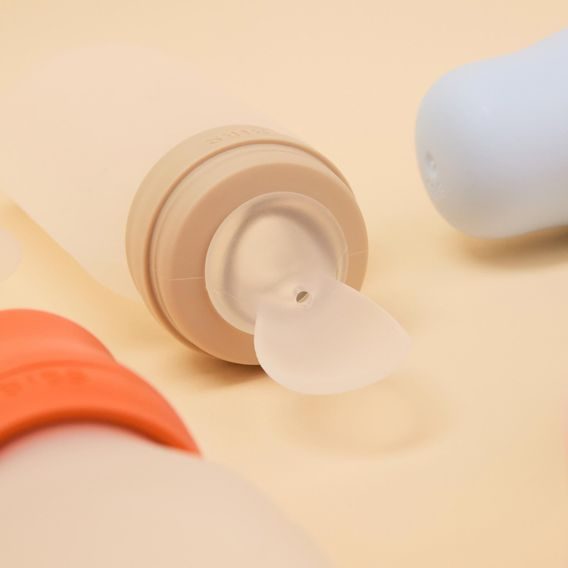 BIBS Squeeze silikonová kapsička s lžičkou Vanilla