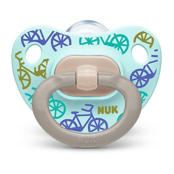 NUK Dudlík 6-18m silikon Classic HAPPY DAYS - KOLA