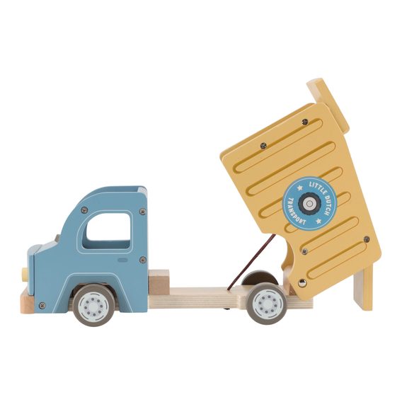 Little Dutch Náklaďák se sklápěčkou dřevěný