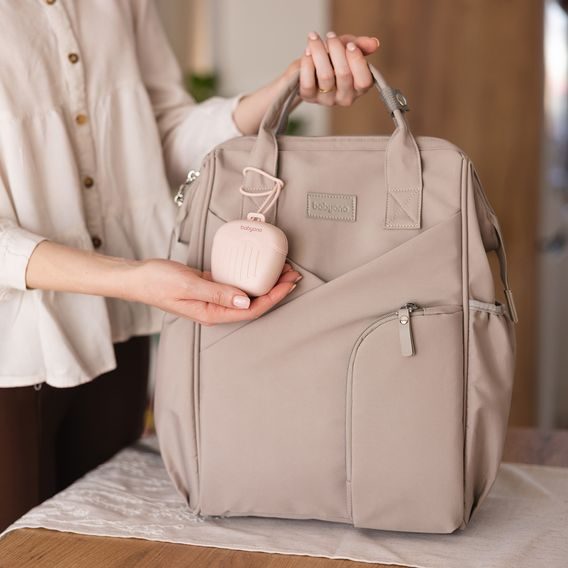 BabyOno Silikonové pouzdro na dudlíky RŮŽOVÁ