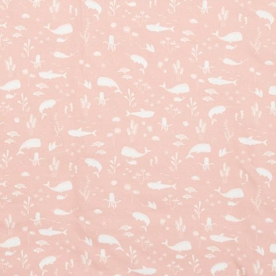 Little Dutch Prostěradlo Exclusive 120x60cm OCEAN PINK