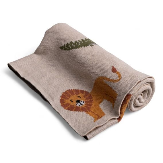 BabyMatex Pletená deka Rainbow (80x100) AFRIKA