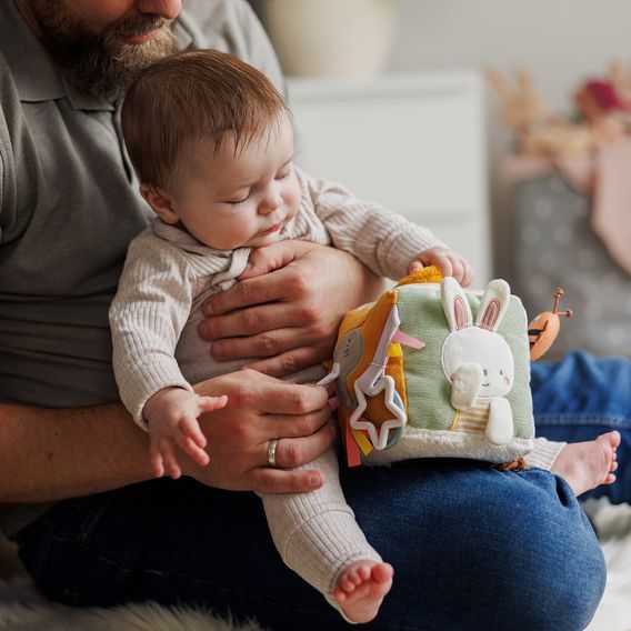 BabyOno Senzorická kostka NATURE