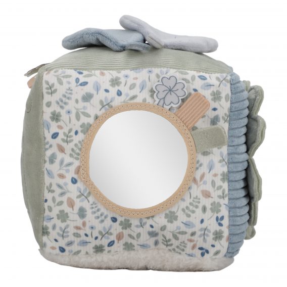 Little Dutch Plyšová kostka s aktivitami králíček Miffy Lucky Leaves