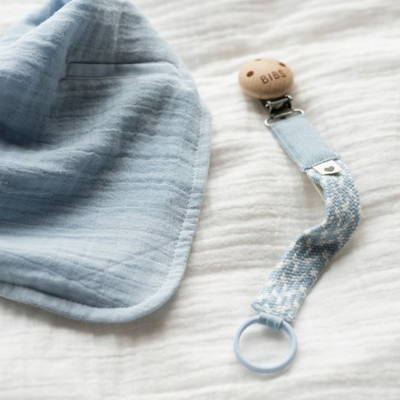 BIBS Klip na dudlík Cornflower/Dusty Blue