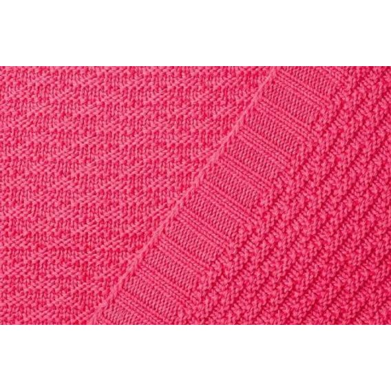 Le Pampuch Pletená dětská deka Bamboo/Cotton RASPBERRY