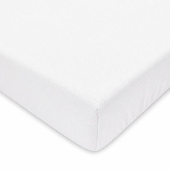 Pro Mrňousky Prostěradlo do postýlky jersey 120x60 cm BÍLÉ