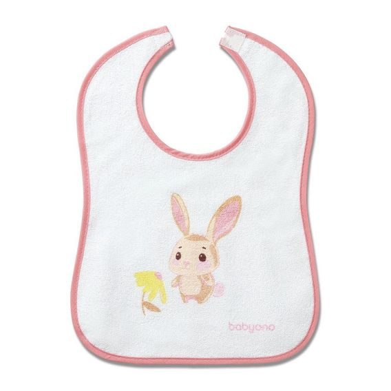 BabyOno Bryndák froté 9m+ RŮŽOVÝ
