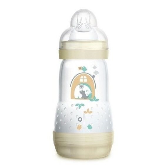 MAM Láhev samosterilizační Anti-Colic 260ml, 2m+ - BÍLÁ