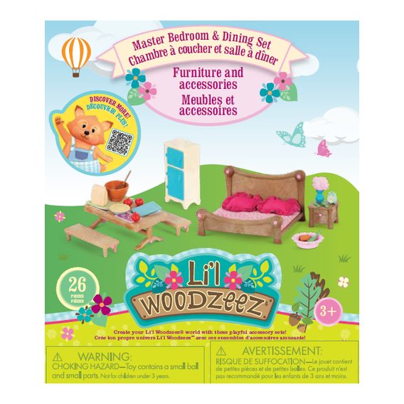 Li´l Woodzeez Sada nábytku do ložnice a jídelny